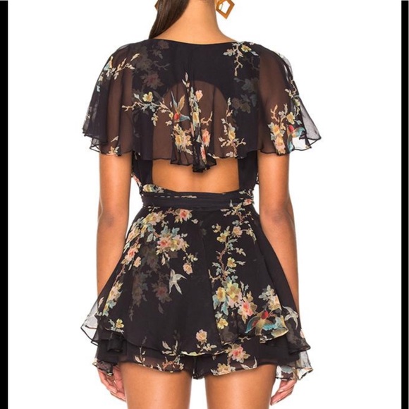 ZIMMERMANN
Maples Wrap Playsuit Black Bird… - Picture 3 of 8